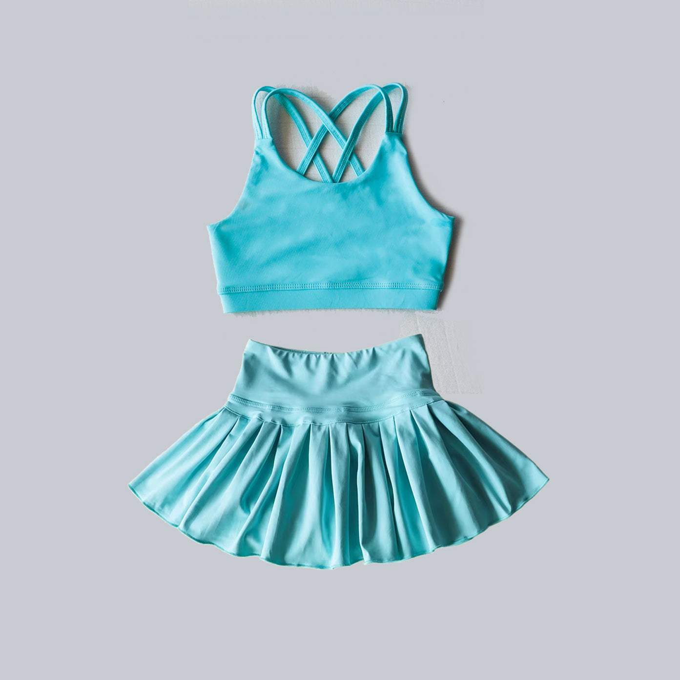 4.3GSD2440 Light Blue Yoga Set