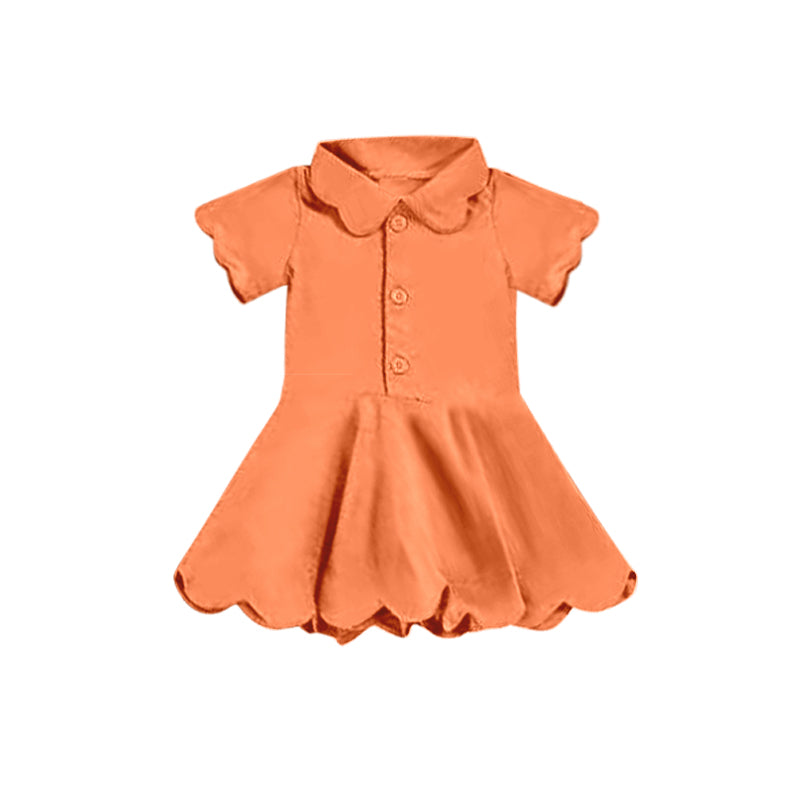 4.8GSD2473 Orange Yoga Dress