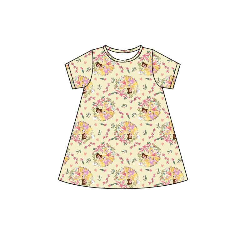 4.12 GSD2494 Princess short-sleeved dress