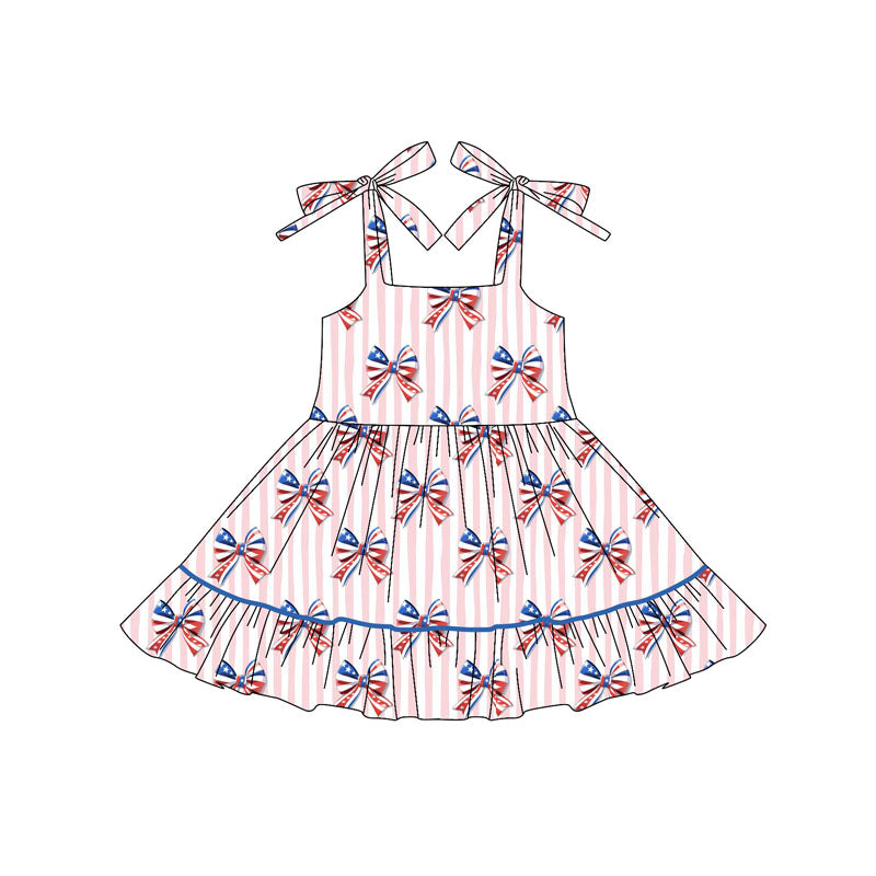 6.4GSD2524 Pink suspender dress