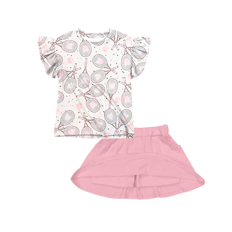 5.1GSD2549 badminton racket short-sleeved skirt suit