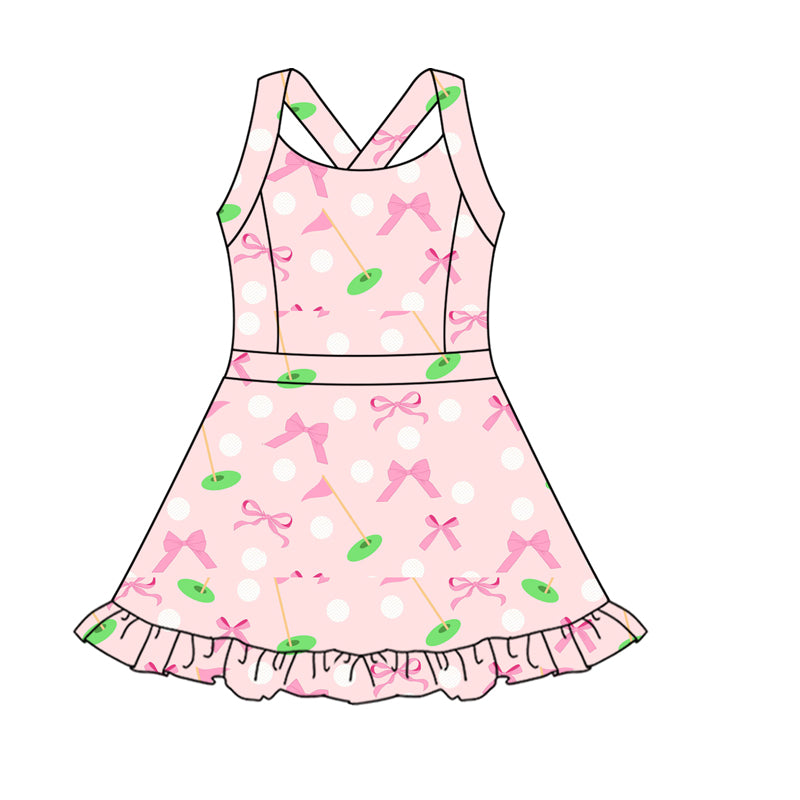 5.10 GSD25668 Pink Golf Yoga Dress