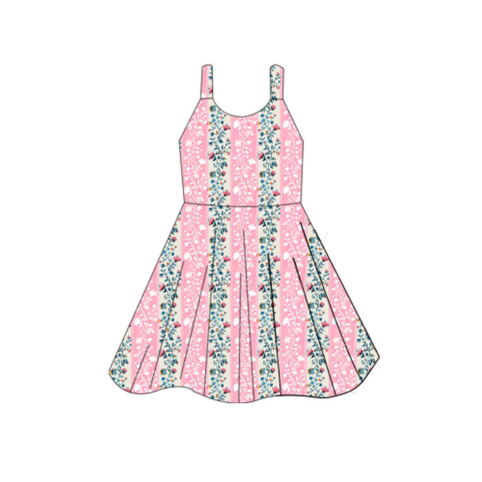 5.27GSD2596 Strapless Flower Dress