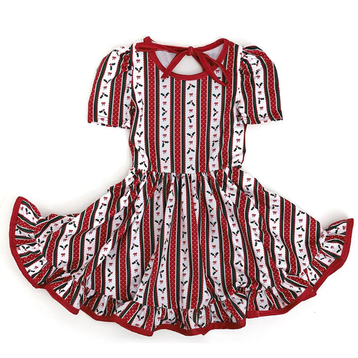 5.27GSD2612 Bow Striped Dress