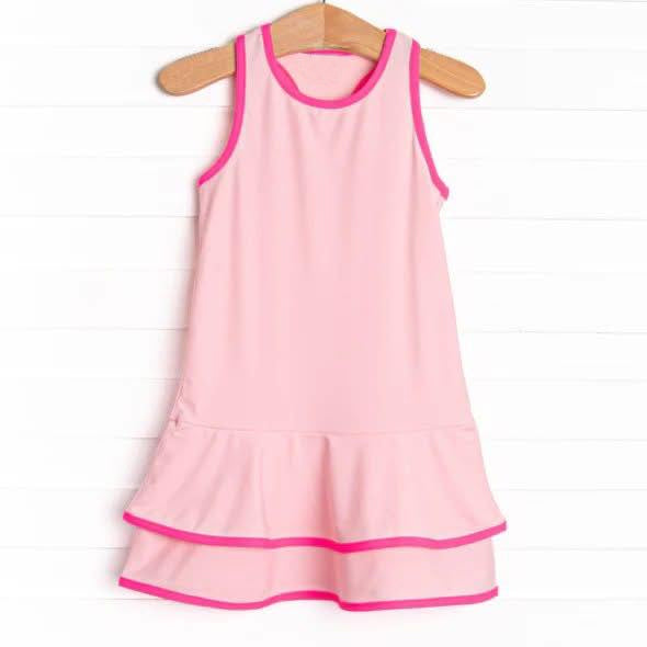 5.27GSD26230 Pink Sleeveless Yoga Dress
