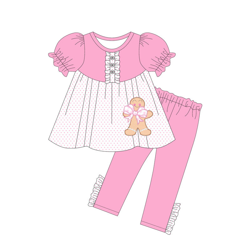 5.21GSPO2034 Gingerbread Girl Pink Outfit