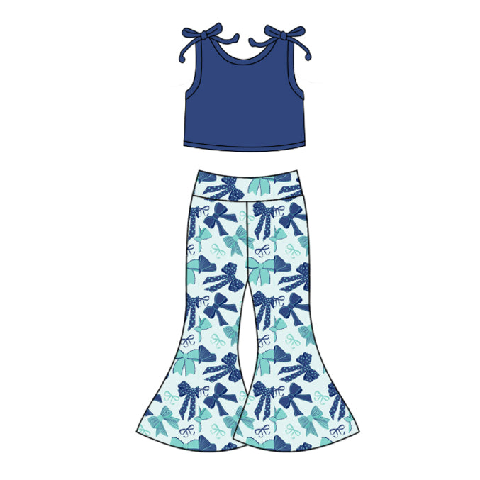 5.27GSPO2036 Blue bow sling suit