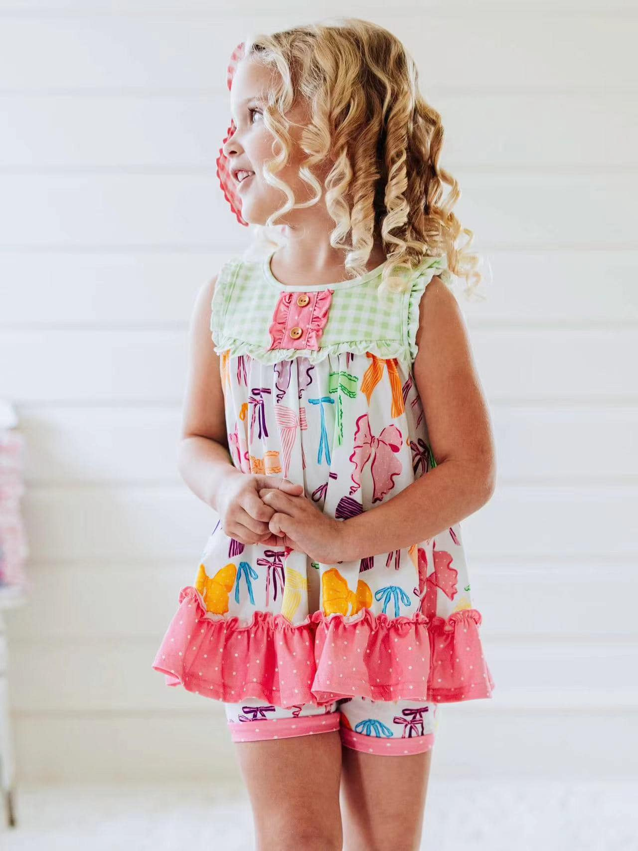 GSSO2089 Rainbow Pink Dress
