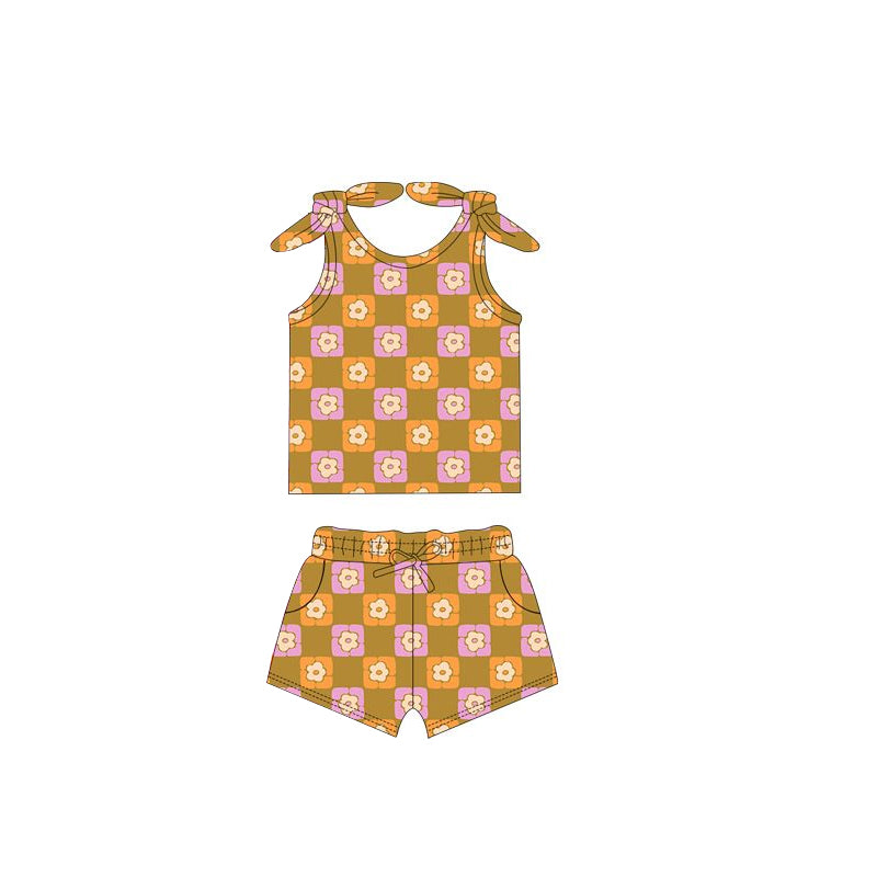 3.7GSSO2257 Small Flower Suspender Set