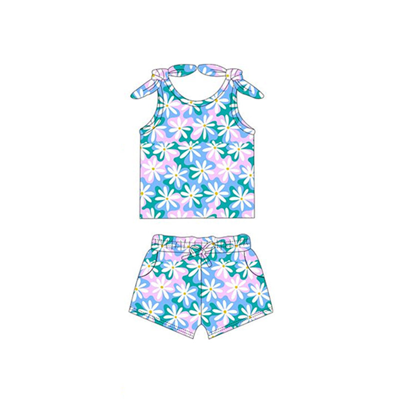 3.7GSSO2262 Blue Floral Suit