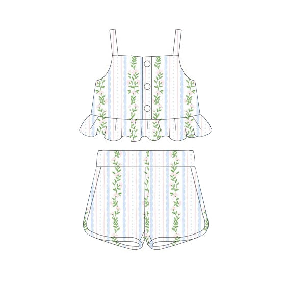 3.7GSSO266 Suspender Summer Suit
