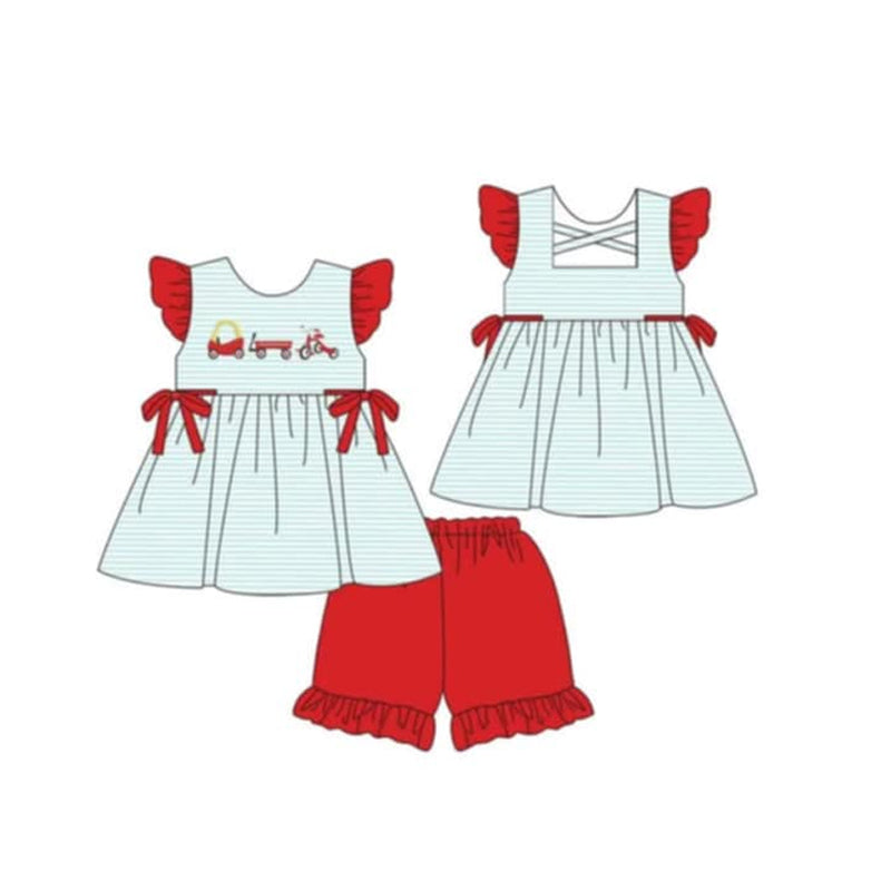 3.7GSSO2270 Girls Truck Red Set