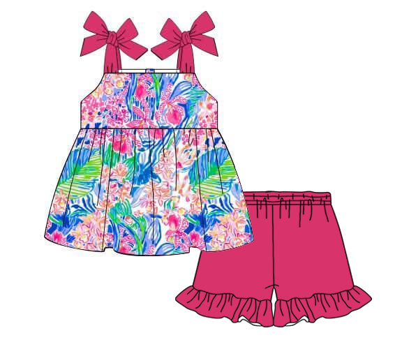 3.10GSSO1171 Pink Flower Set