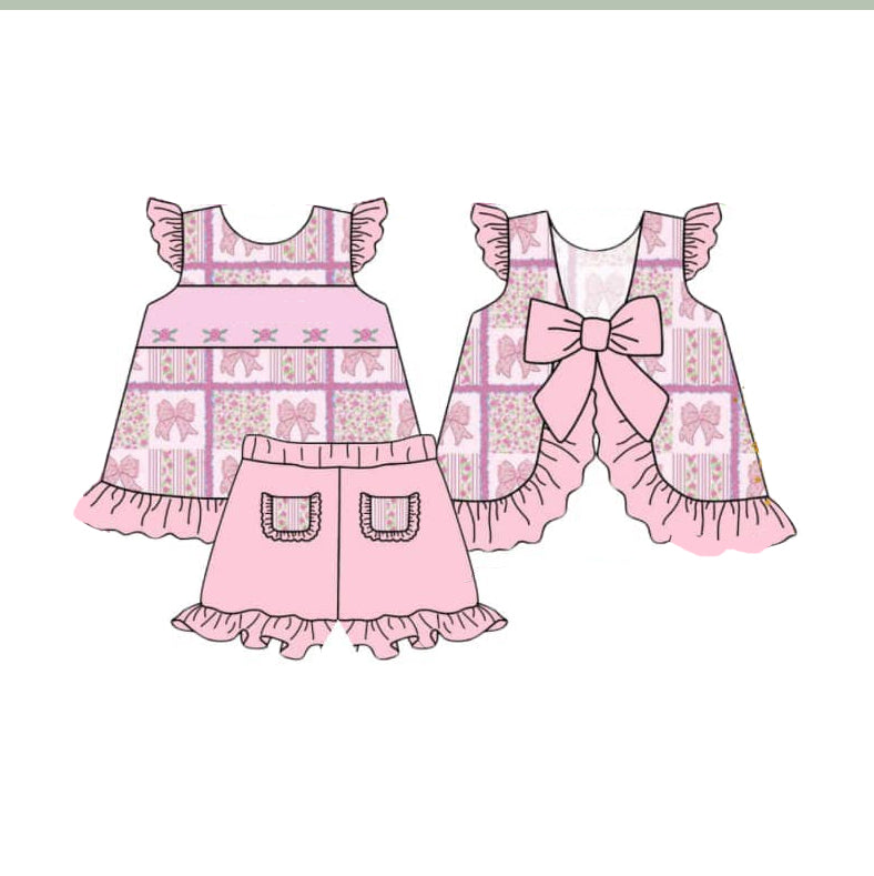 3.13GSSO2305 Pink Bow Set