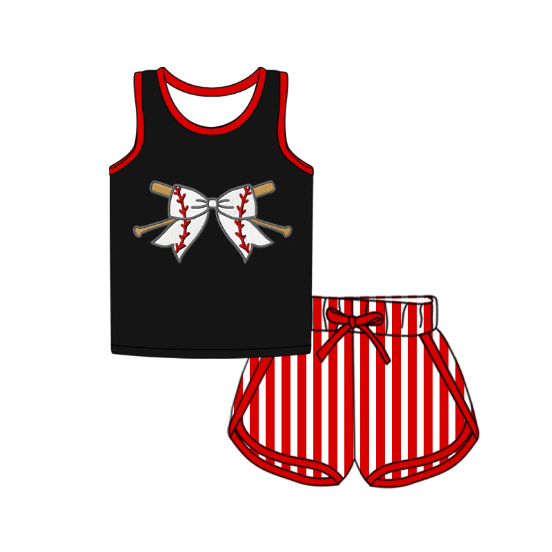 5.20 GSSO2370 Baseball Girls Summer Outfit