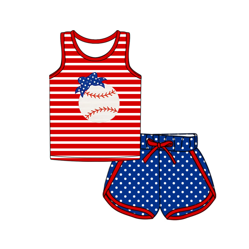 5.20 GSSO2371 Red Striped Baseball Set