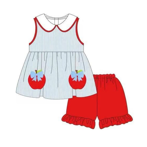 3.8GSO2394 Apple short-sleeved suit