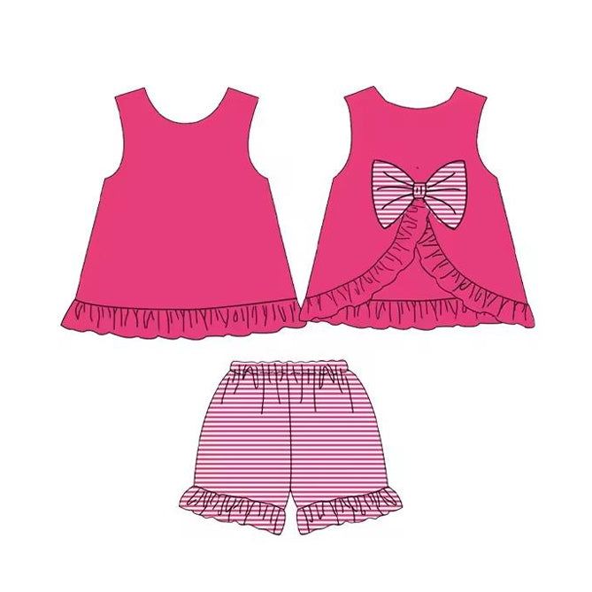 3.18 GSSO2395 Rose red bow set