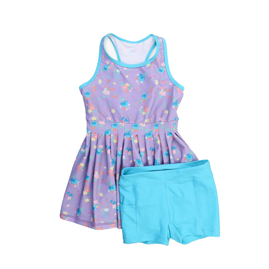 3.19GSD2473 Purple Yoga Suit