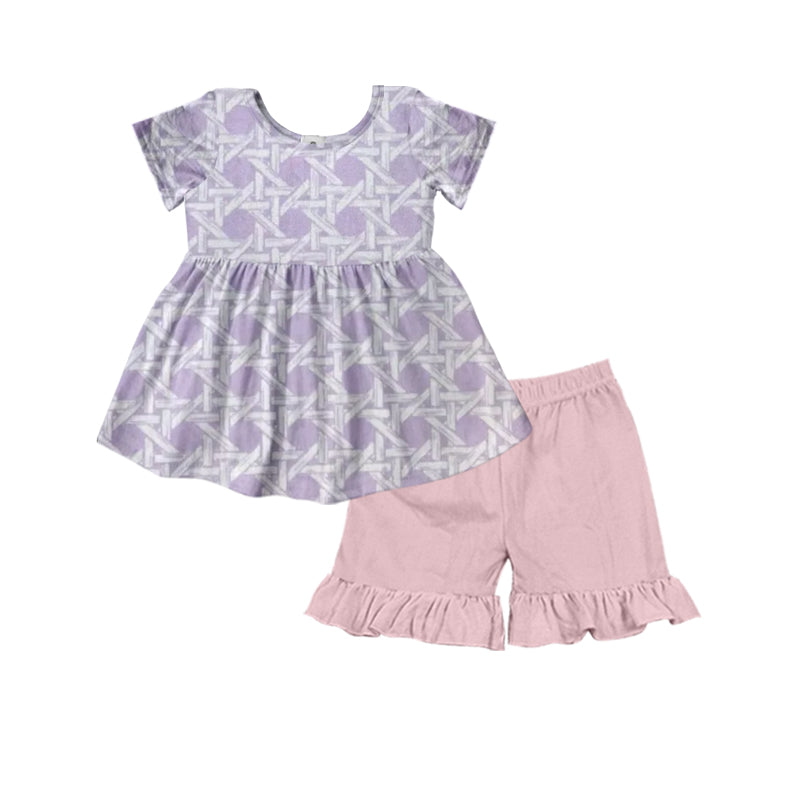 3.27GSSO2529 Purple Summer Suit