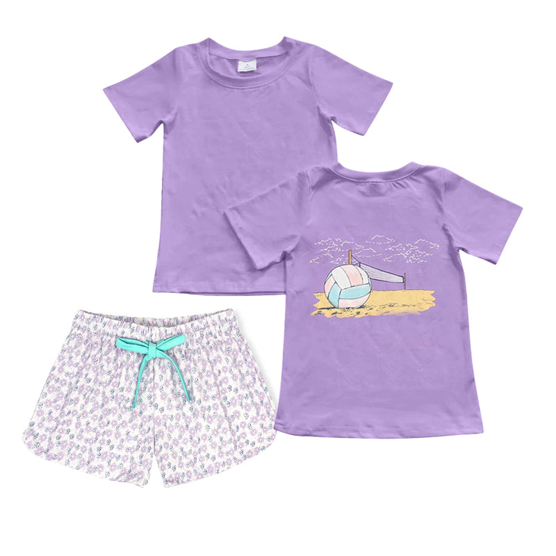 3.29GSSO2541 Volleyball Purple Suit