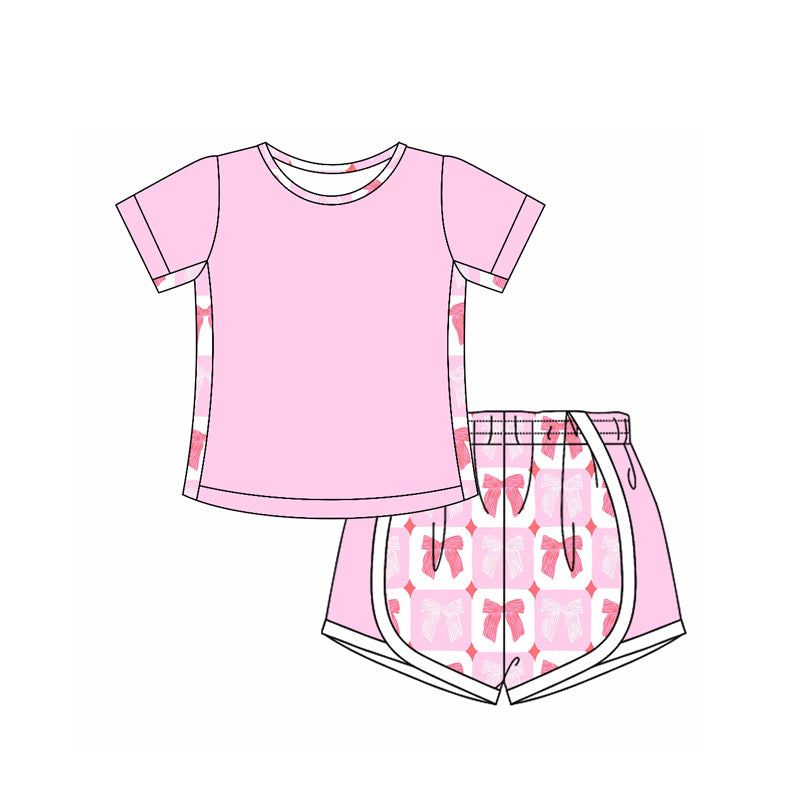 4.8GSSO2569 Watermelon Red Bow Set
