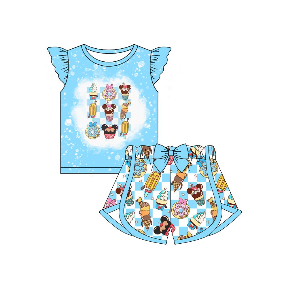 4.14 GSSO2589 Mickey Girls Short Sleeve Suit