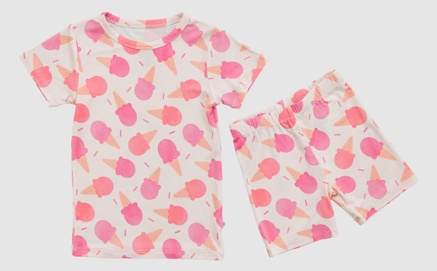 6.4GSSO2604 Ice cream short-sleeved suit