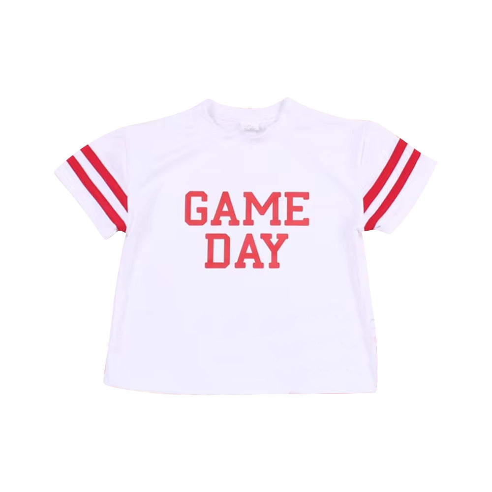 7.5GT1102 Red letter short-sleeved top