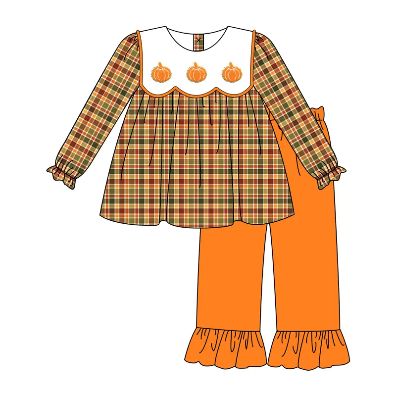 6.9 Pumpkin Thanksgiving Long Sleeve Suit