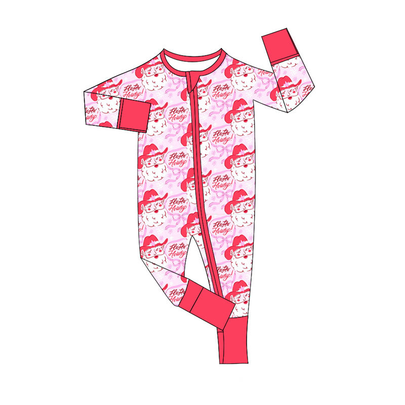 5.21LR2243 Santa Claus Zipper Toddler Clothes