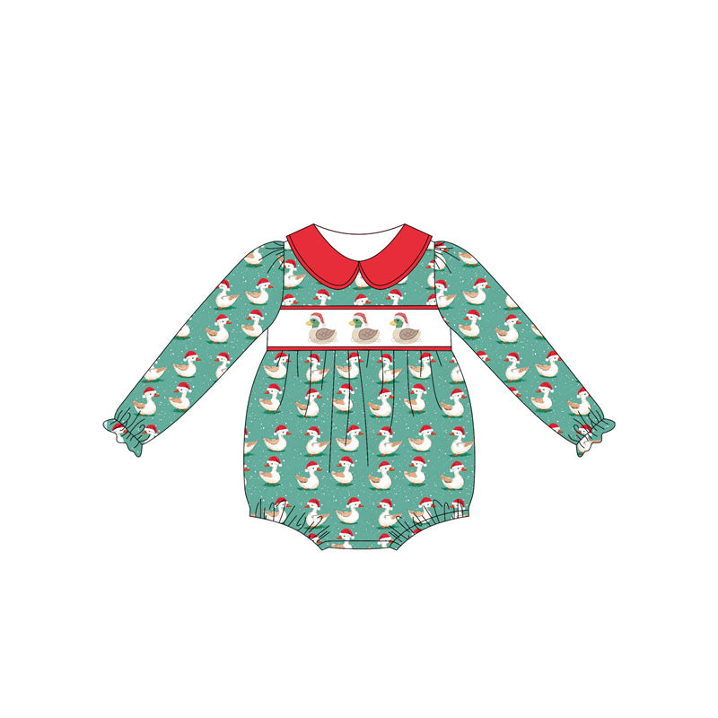 5.21LR227 duck Christmas doll collar toddler clothes