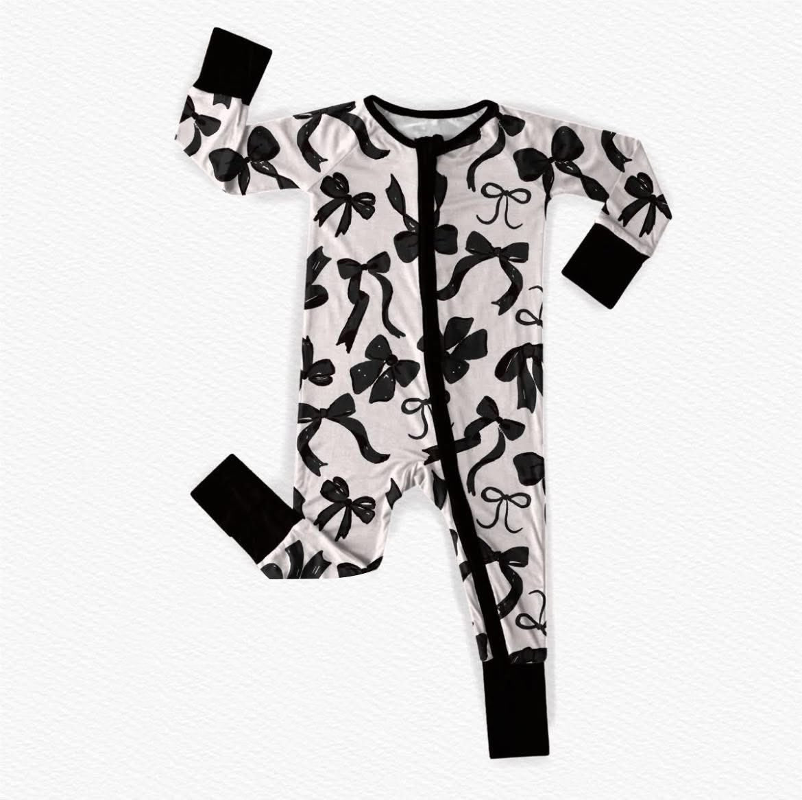 5.28SR2252 Christmas bow long-sleeved toddler clothes