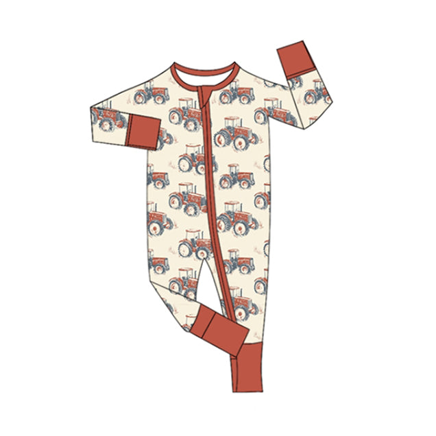 7.7LR2392 Trucker Zipper Long Sleeve Girls Toddler Clothes