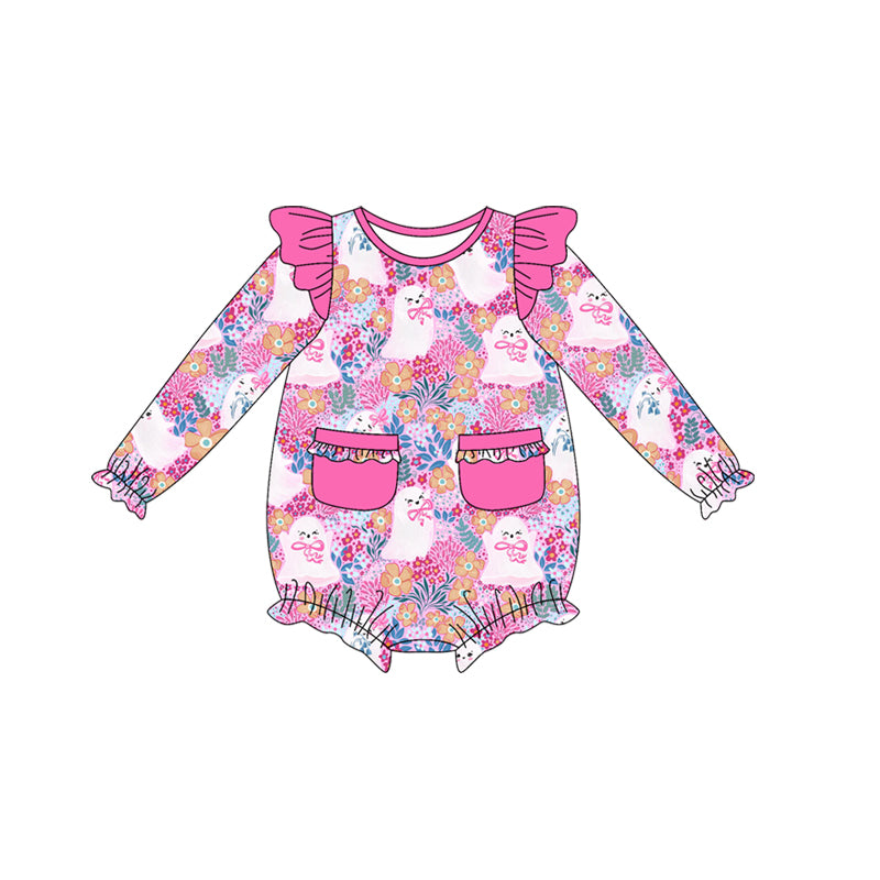 7.28LR2471 Flower and Grass Baby Toddler Clothes
