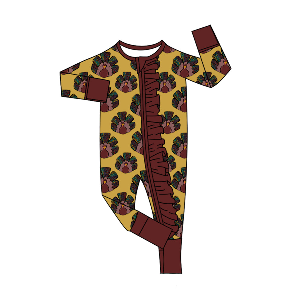 7.29LR2484 Turkey Brown Toddler Clothes