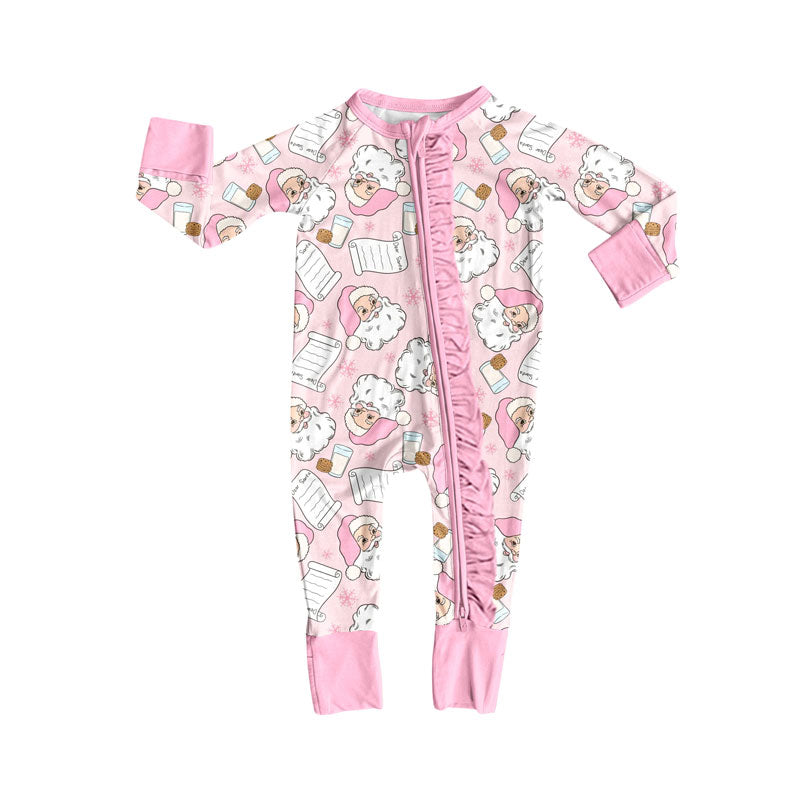 X912 LR2602 Santa Claus pink toddler uniform