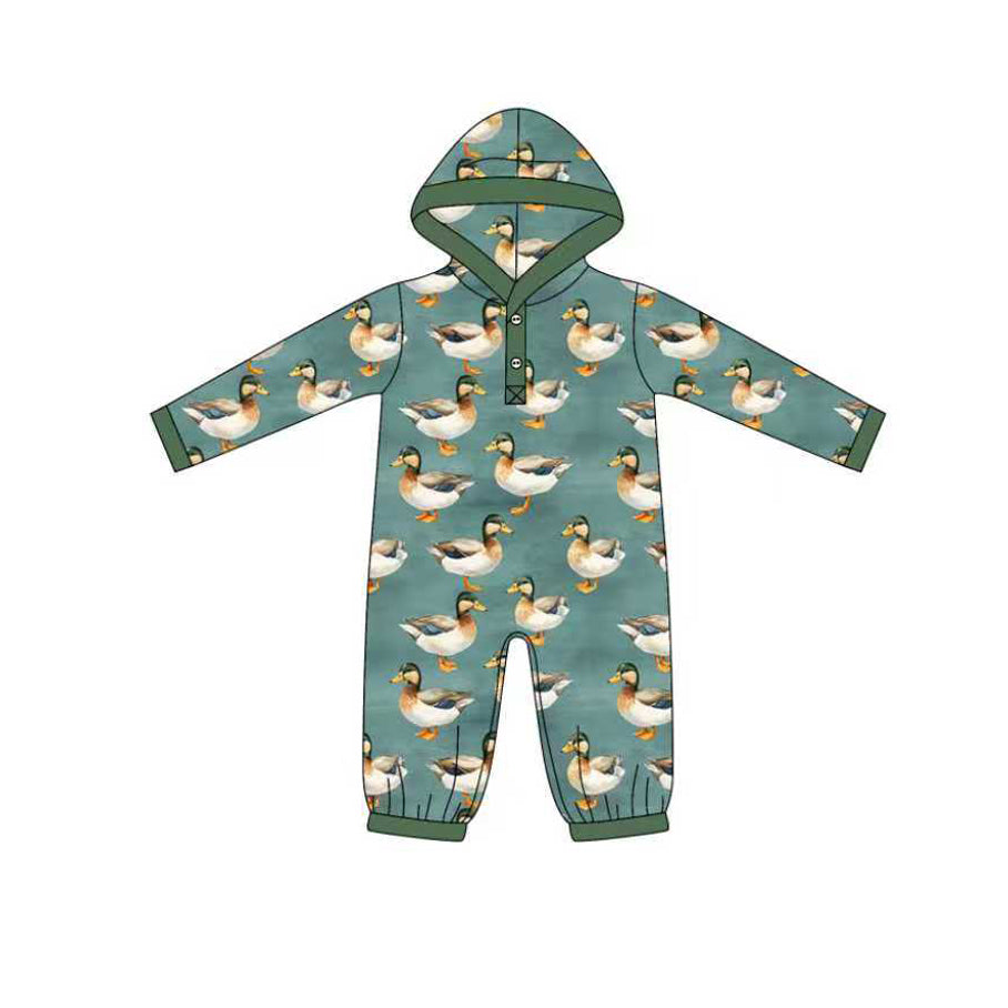 X911 LR2618 Duck Hooded Long-Sleeved Toddler Clothes