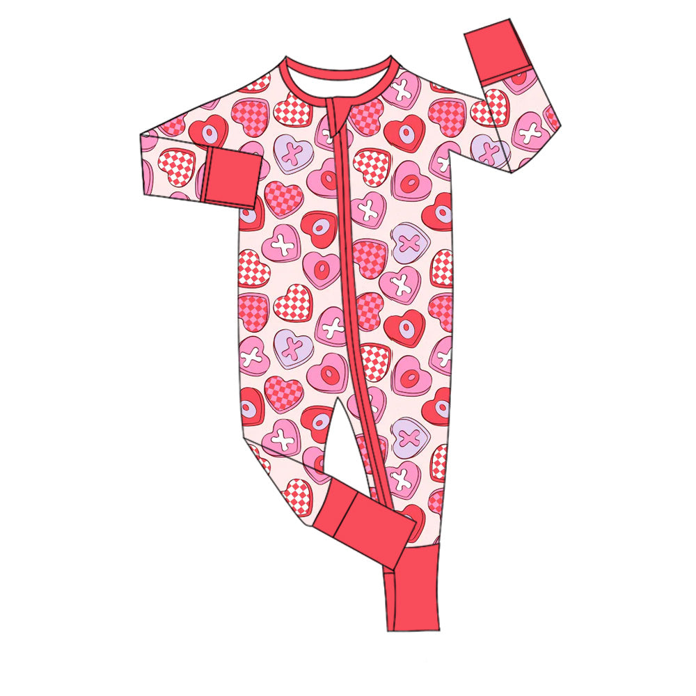 X925 LR2715 Red Heart Long-Sleeved Toddler Clothes