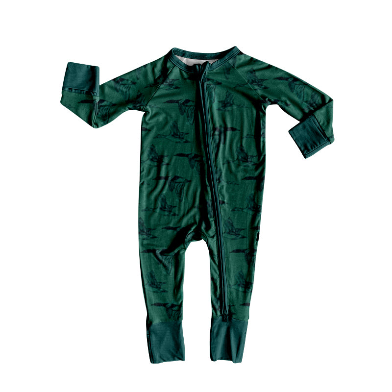 X918 LR27445 Dark Green Bodysuit