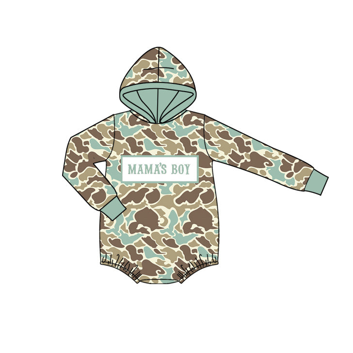 X10.14LR2795 Mom's Boys Gray Camouflage Hooded Toddler Clothes