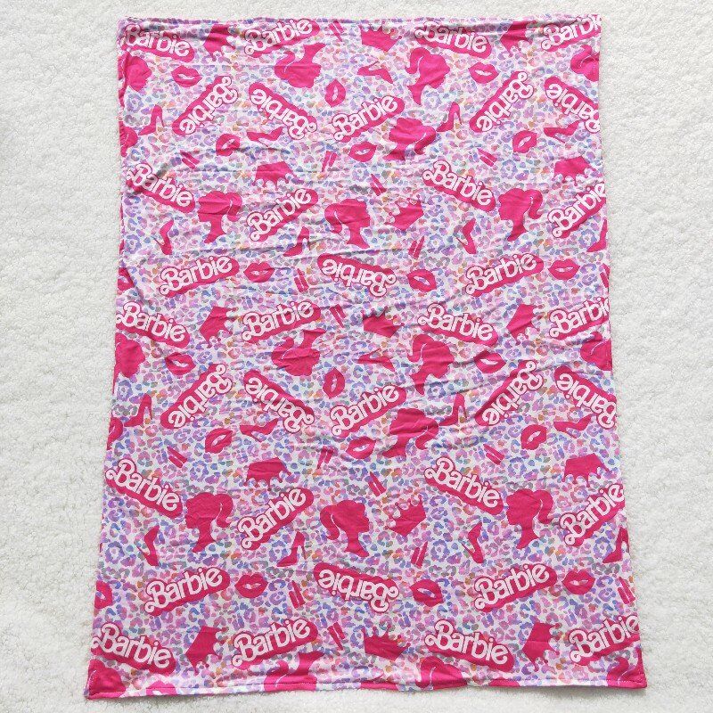 4.25BL0053 baby newborn minky blanket barbie blanket kids bed linings
