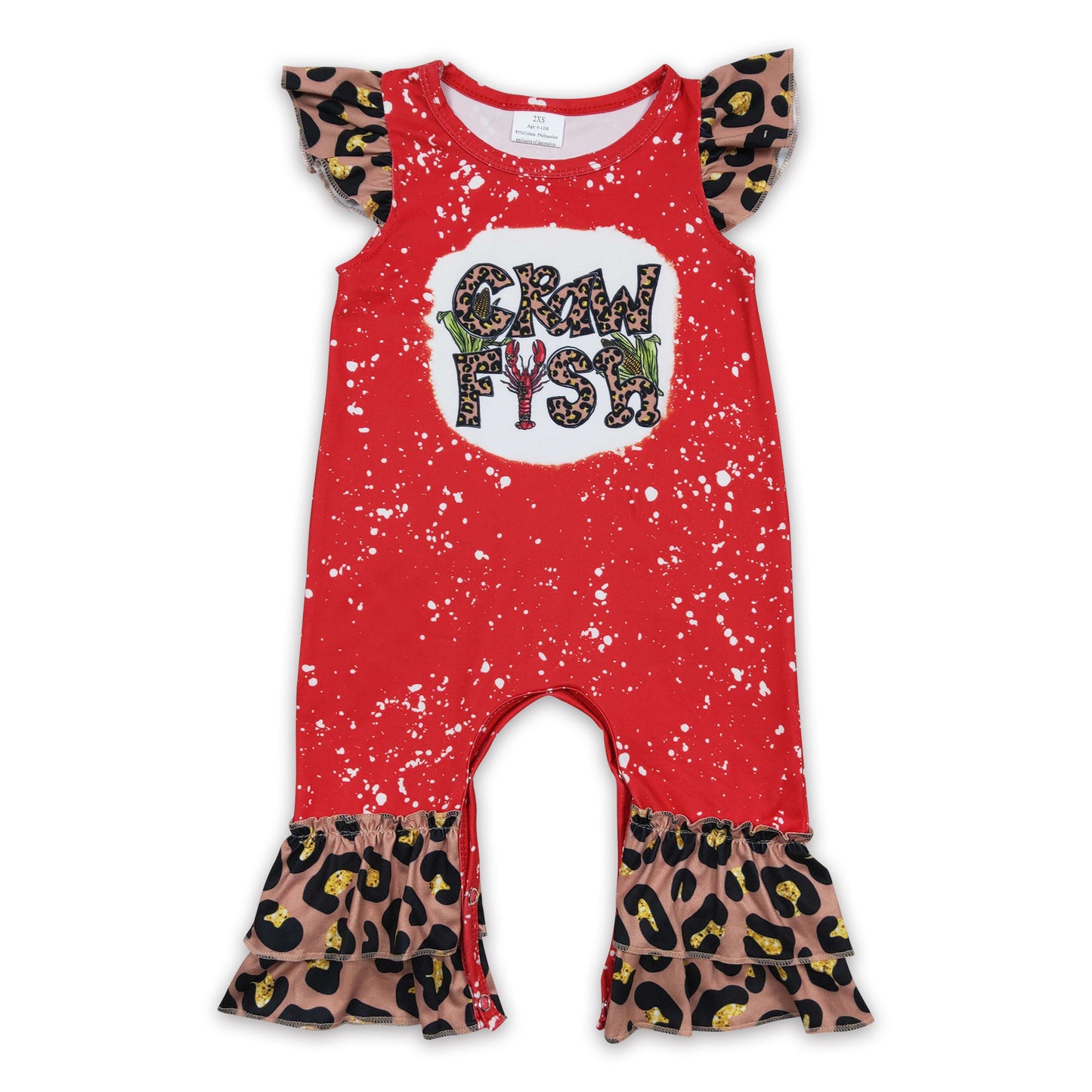 4.24SR0149 Leopard print bodysuit