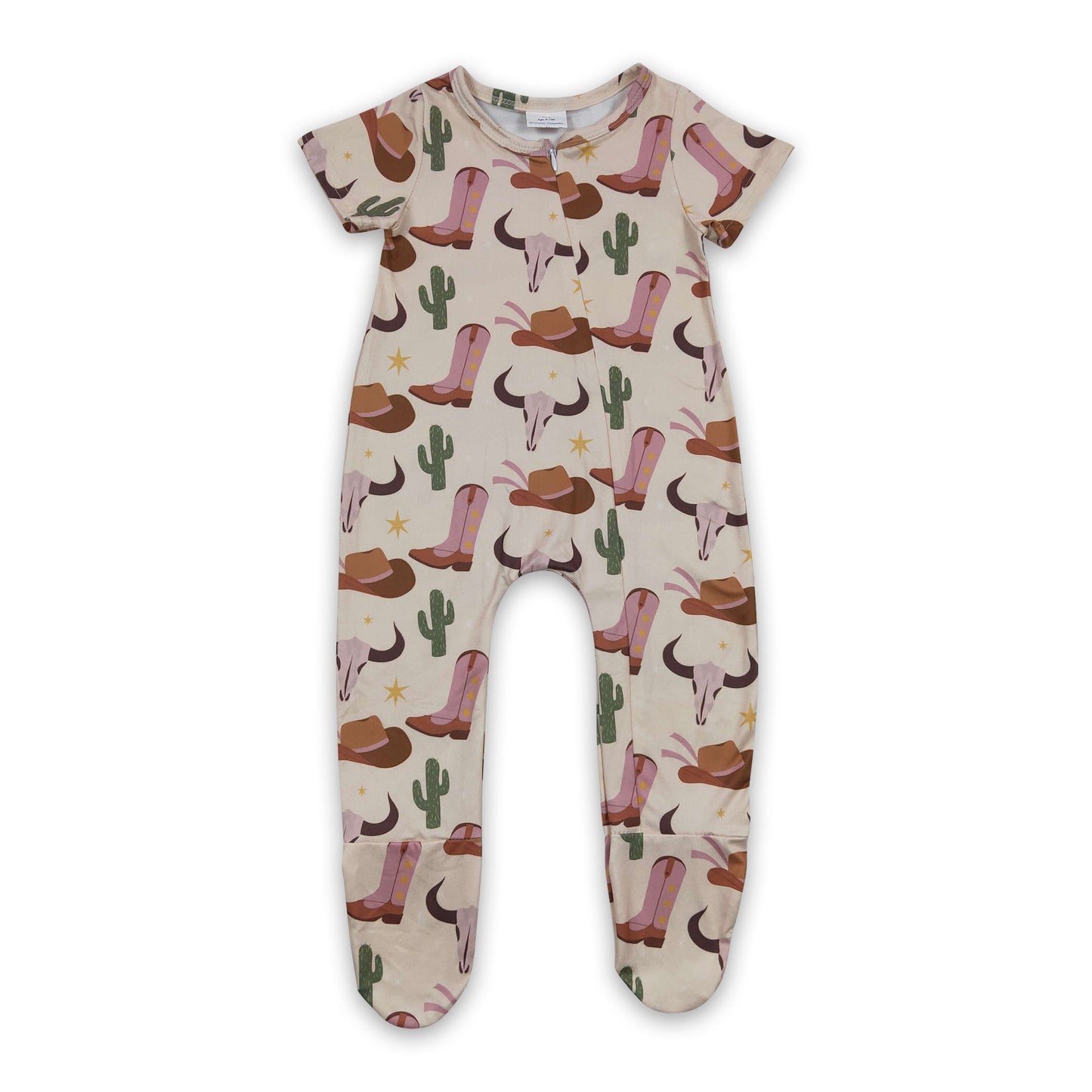 4.24SR0192 Cactus Boots Toddler Clothes