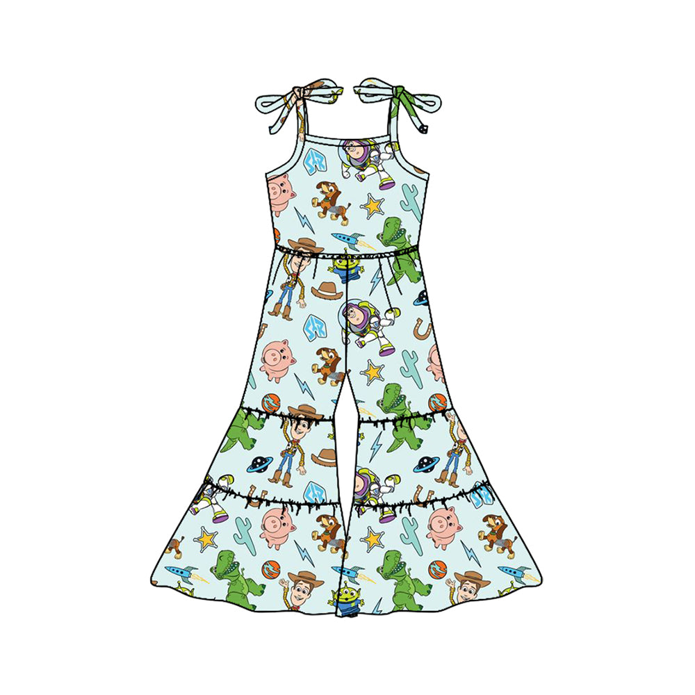 3.7SR2837 Cartoon suspender jumpsuit