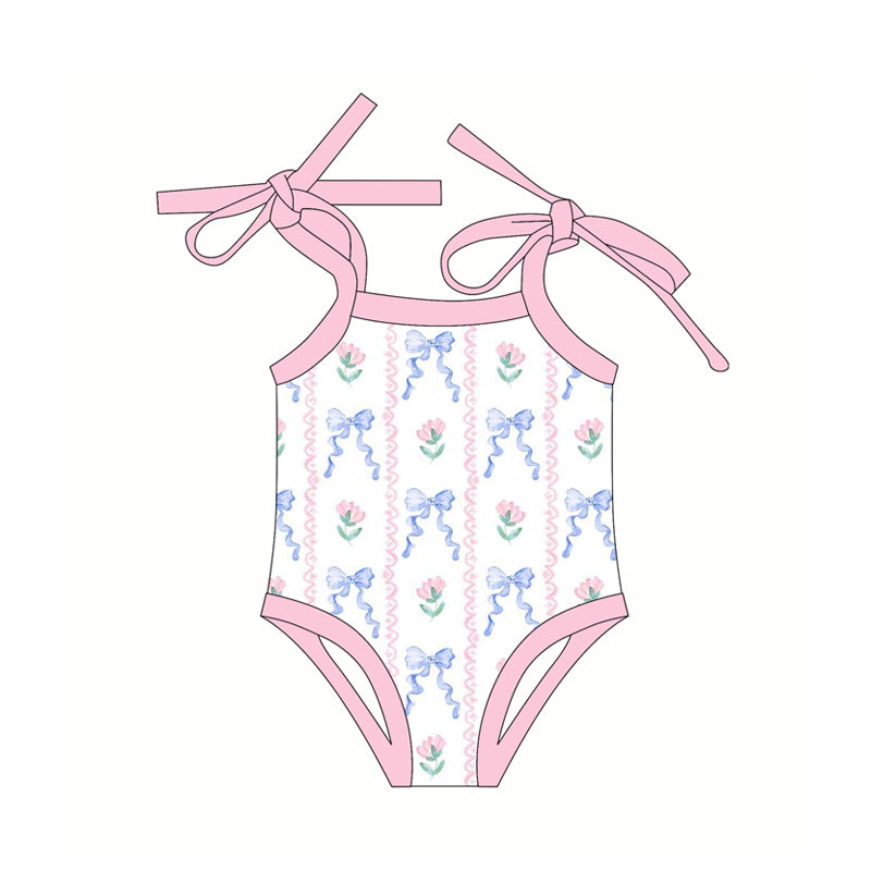 3.12SR2858 Bowknot suspender toddler clothes