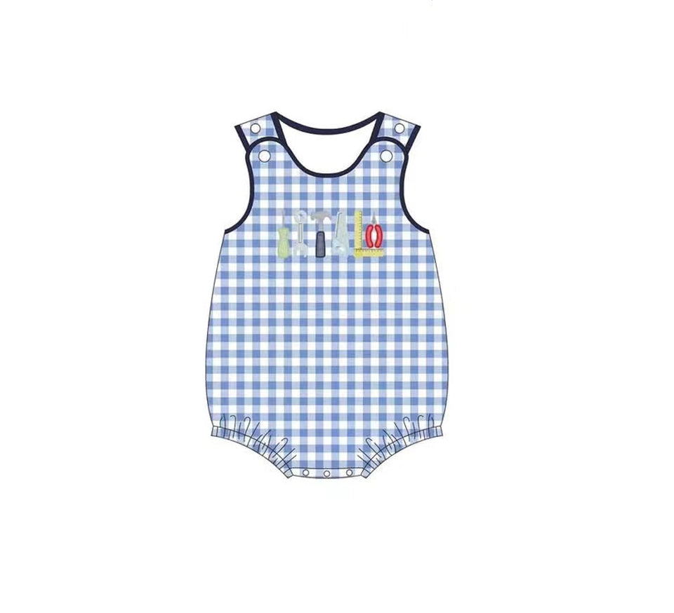 3.13SR2877 Blue Plaid Suit