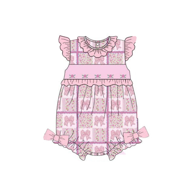 3.13SR2882 Pink Bow Toddler Clothes