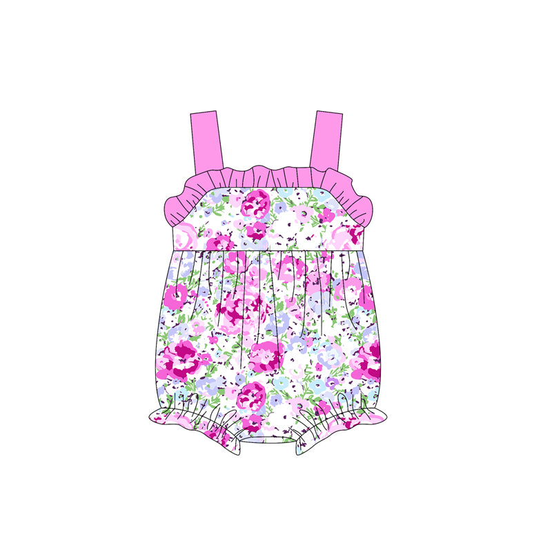 3.8SR2895 Rose Red Flower Toddler Clothes