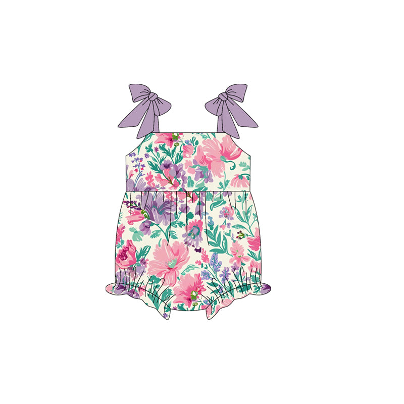 4.4SR3061 Purple Flower Toddler Clothes
